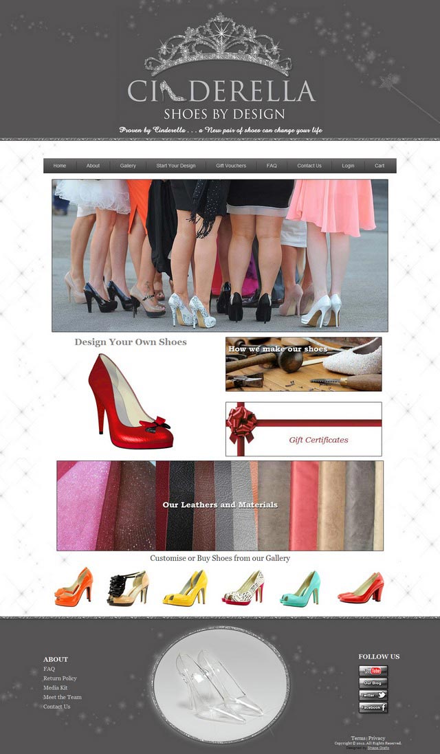 Cinderella Shoes by Design