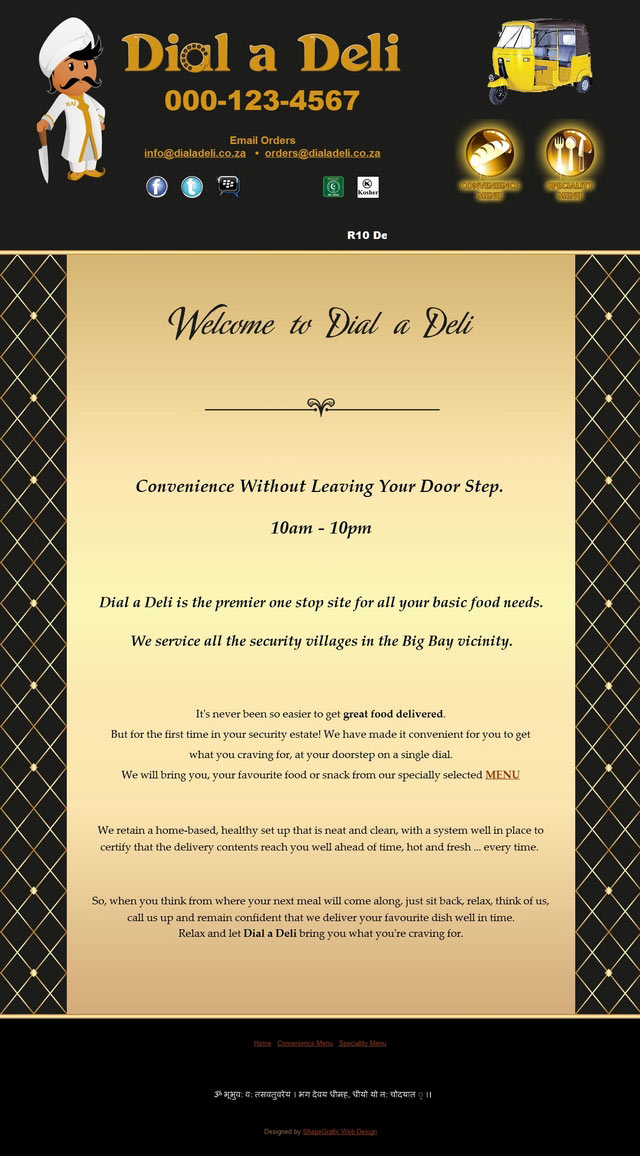 Dial A Deli Delivery Service