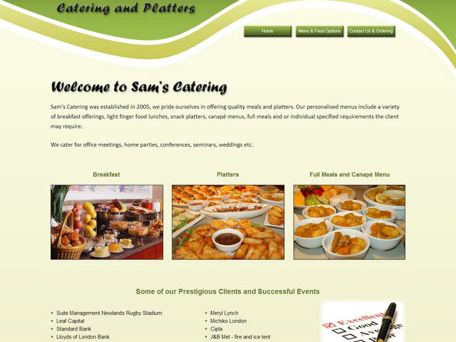 Sam Catering and Platters