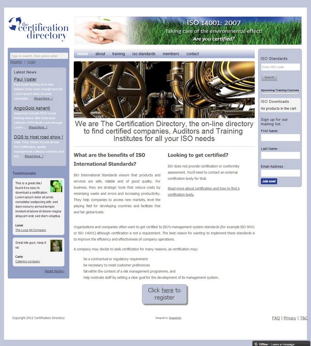 Certification Directory