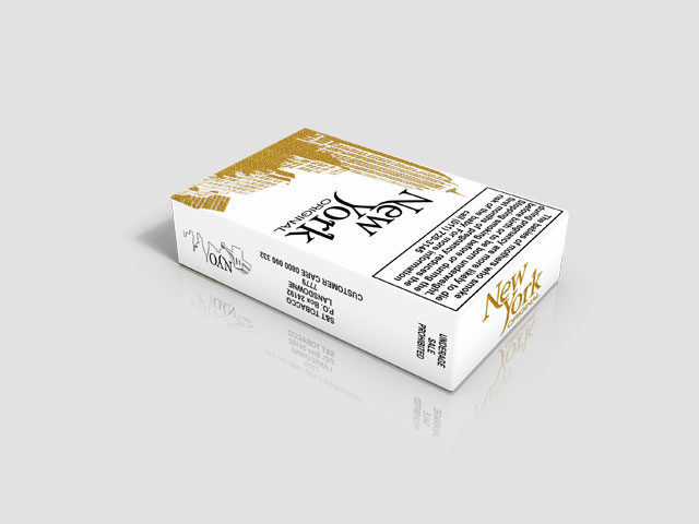 New York Original Cigarette Box – Gold