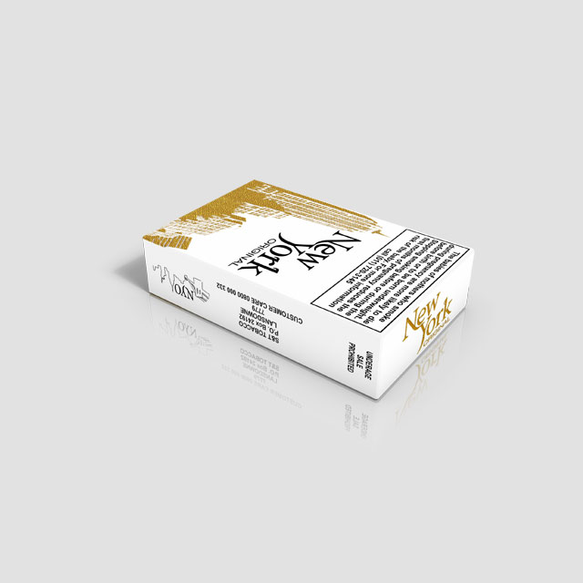 New York Original Cigarette Box - Gold