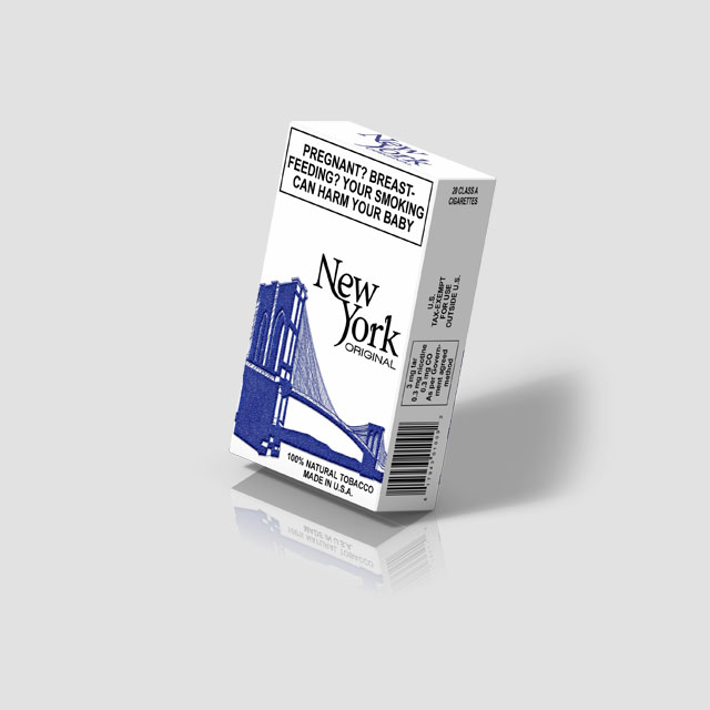 New York Original Cigarette Box - Blue