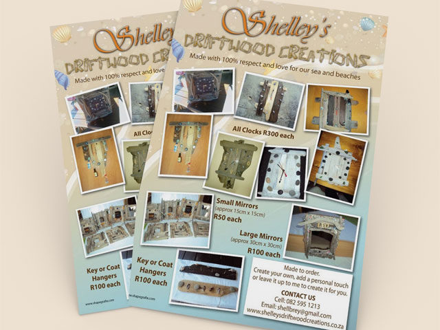 Shelley’s Driftwood Creations Flyer