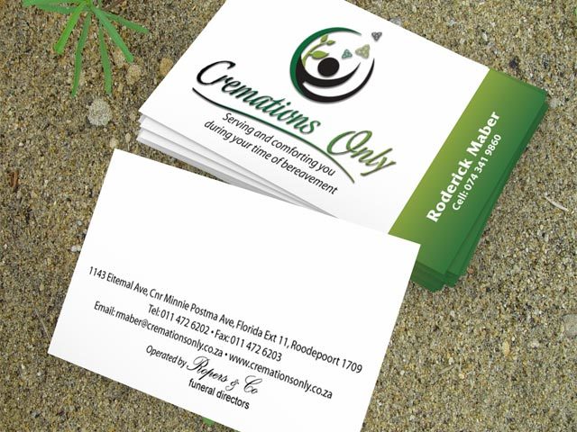 Cremations Only Business Cards