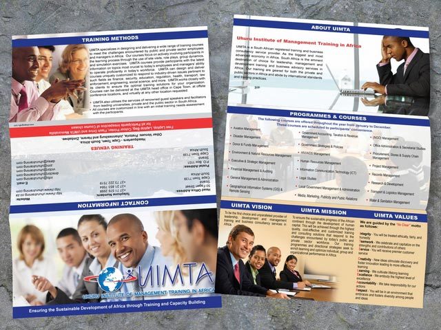 Uhuru Training brochure