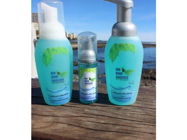 Label designs for Bio Cleanz Sanitizer